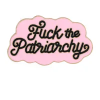 New Style Brooch Creative Badge Sovereign Cloud Lettering Enamel Badge Fuck The Patiianchy Wholesale Nihaowholesale sku image 48