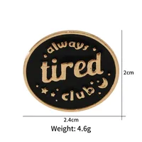 New Style Brooch Creative Badge Sovereign Cloud Lettering Enamel Badge Fuck The Patiianchy Wholesale Nihaowholesale sku image 3