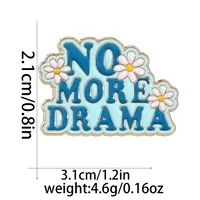 New Style Brooch Creative Badge Sovereign Cloud Lettering Enamel Badge Fuck The Patiianchy Wholesale Nihaowholesale sku image 17