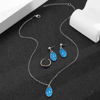 Casual Elegant Star Moon Alloy Star Moon Plating Women's Rings Earrings Necklace main image 4