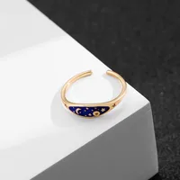 Casual Elegant Star Moon Alloy Star Moon Plating Women's Rings Earrings Necklace sku image 3