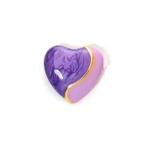 Elegant Cute Streetwear Geometric Heart Shape Flower 304 Stainless Steel Enamel Plating 14K Gold Plated Women's Open Rings sku image 2