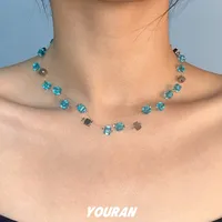 Casual Geometric Artificial Crystal Plastic Unisex Necklace sku image 1