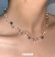 Casual Geometric Artificial Crystal Plastic Unisex Necklace sku image 2