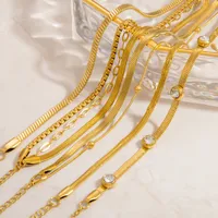 Elegant Solid Color 304 Stainless Steel Women's Bracelets main image 6