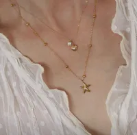 Modern Style Classic Style Scallop Starfish 304 Stainless Steel Women's Pendant Necklace main image 3