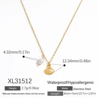 Modern Style Classic Style Scallop Starfish 304 Stainless Steel Women's Pendant Necklace main image 2