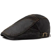 Unisex Retro Simple Style Color Block Curved Eaves Baseball Cap sku image 2