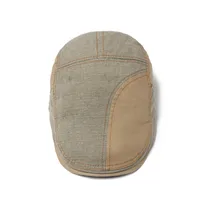 Unisex Retro Simple Style Color Block Curved Eaves Baseball Cap main image 3