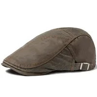 Unisex Retro Simple Style Color Block Curved Eaves Baseball Cap sku image 4
