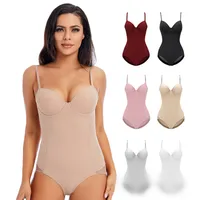 Solid Color Stereotype Waist Support Gather Shaping Underwear main image 1