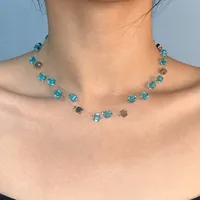 Casual Geometric Artificial Crystal Plastic Unisex Necklace main image 1