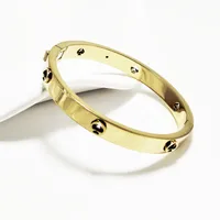 Casual Classic Style Geometric 304 Stainless Steel Women's Bangle main image 6