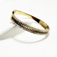 Casual Classic Style Geometric 304 Stainless Steel Women's Bangle main image 5