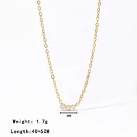 Elegant Simple Style Chain 304 Stainless Steel 16K Gold Plated Women's Pendant Necklace main image 2
