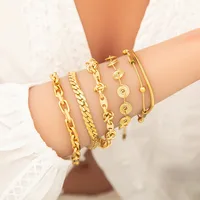 Vintage Style Classic Style Solid Color 304 Stainless Steel Women's Bracelets main image video