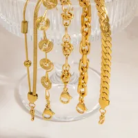 Vintage Style Classic Style Solid Color 304 Stainless Steel Women's Bracelets main image 4