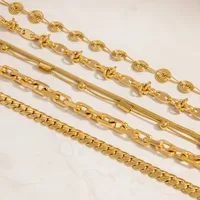 Vintage Style Classic Style Solid Color 304 Stainless Steel Women's Bracelets main image 6