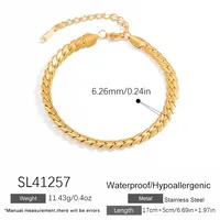 Vintage Style Classic Style Solid Color 304 Stainless Steel Women's Bracelets sku image 5
