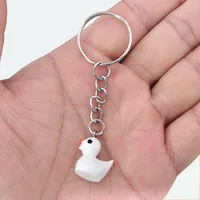 Cute Duck Resin Unisex Bag Pendant Keychain sku image 11