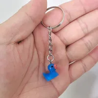 Cute Duck Resin Unisex Bag Pendant Keychain sku image 15