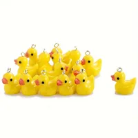 Cute Duck Resin Unisex Bag Pendant Keychain sku image 6
