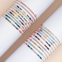 Ethnic Style Simple Style Colorful Seed Bead Knitting Women's Bracelets main image 4