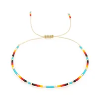Ethnic Style Simple Style Colorful Seed Bead Knitting Women's Bracelets sku image 38