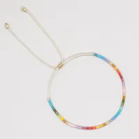 Ethnic Style Simple Style Colorful Seed Bead Knitting Women's Bracelets sku image 10