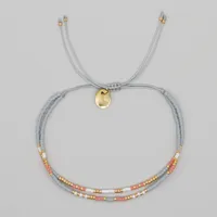 Ethnic Style Simple Style Colorful Seed Bead Knitting Women's Bracelets sku image 69