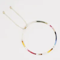Ethnic Style Simple Style Colorful Seed Bead Knitting Women's Bracelets sku image 17