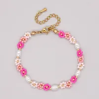 Ethnic Style Simple Style Colorful Seed Bead Knitting Women's Bracelets sku image 72