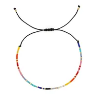 Ethnic Style Simple Style Colorful Seed Bead Knitting Women's Bracelets sku image 19