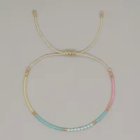 Ethnic Style Simple Style Colorful Seed Bead Knitting Women's Bracelets sku image 21