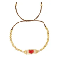 Ethnic Style Simple Style Colorful Seed Bead Knitting Women's Bracelets sku image 75
