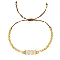 Ethnic Style Simple Style Colorful Seed Bead Knitting Women's Bracelets sku image 77