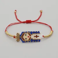 Ethnic Style Simple Style Colorful Seed Bead Knitting Women's Bracelets sku image 79