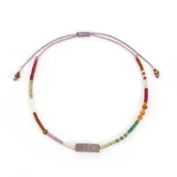 Ethnic Style Simple Style Colorful Seed Bead Knitting Women's Bracelets sku image 43
