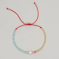 Ethnic Style Simple Style Colorful Seed Bead Knitting Women's Bracelets sku image 6
