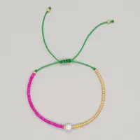 Ethnic Style Simple Style Colorful Seed Bead Knitting Women's Bracelets sku image 7