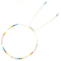 Ethnic Style Simple Style Colorful Seed Bead Knitting Women's Bracelets sku image 28