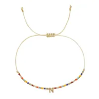 Ethnic Style Simple Style Colorful Seed Bead Knitting Women's Bracelets sku image 56