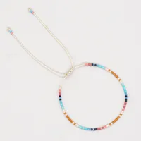 Ethnic Style Simple Style Colorful Seed Bead Knitting Women's Bracelets sku image 29