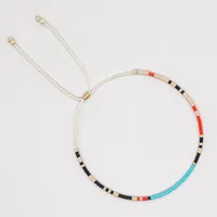 Ethnic Style Simple Style Colorful Seed Bead Knitting Women's Bracelets sku image 31