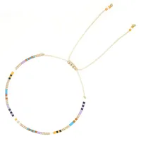 Ethnic Style Simple Style Colorful Seed Bead Knitting Women's Bracelets sku image 34