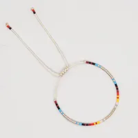 Ethnic Style Simple Style Colorful Seed Bead Knitting Women's Bracelets sku image 35