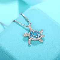 Cute Tortoise Copper Enamel Plating Women's Necklace main image 2