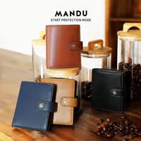 Mandu Men's Wallet New High-Grade Vertical Card Holder  Anti-Theft Swiping Wallet Coin Purse Wholesale main image 2