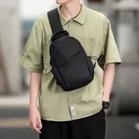 Foreign Trade Messenger Bag Men's Simple Shoulder Bag Men's Shoulder Bag New Chest Bag Small Backpack Sports Small Crossbody Bag main image 3
