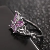 Elegant Classic Style Butterfly Copper Women's Rings main image 1